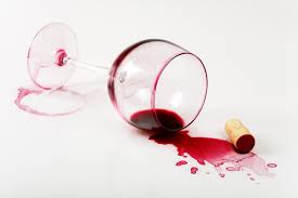 marmol con mancha de vino
